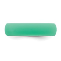 Silicone Mint Green 5.7mm Domed Band view 3