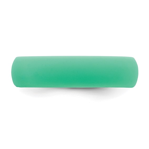 Silicone Mint Green 5.7mm Domed Band Size 5