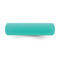 Silicone Sky Blue 5.7mm Domed Band view 3