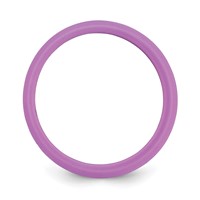 Silicone Purple 5.7mm Domed Band view 2