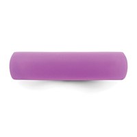 Silicone Purple 5.7mm Domed Band view 3