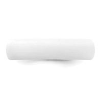 Silicone White 5.7mm Domed Band view 3