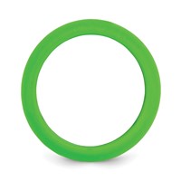 Silicone Green 8mm Domed Band view 2