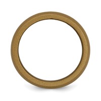 Silicone Bronze Metallic 8.7mm Domed Band - Size 12 view 2