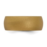 Silicone Bronze Metallic 8.7mm Domed Band - Size 12 view 3