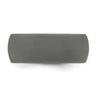 Silicone Dark Grey 8.7mm Domed Band view 3