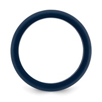 Silicone Navy Blue 8.7mm Domed Band view 2
