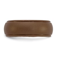 Silicone Bronze Metallic 8mm Ridged Edge Band view 3