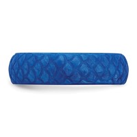 Silicone Blue Mermaid Pattern 5.7mm Domed Band - Size 5 view 3