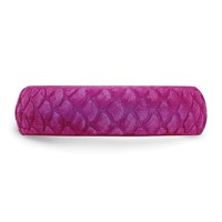 Silicone Purple Mermaid Pattern 5.7mm Domed Band view 3