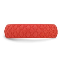 Silicone Red Mermaid Pattern 5.7mm Domed Band view 3