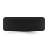 Silicone Black 8mm Band view 3