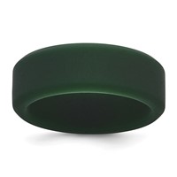 Silicone Hunter Green 8mm Band view 1