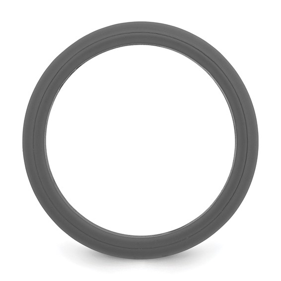 Silicone Dark Gray 8mm Band