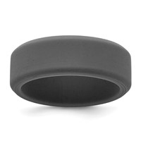 Silicone Dark Gray 8mm Band view 1