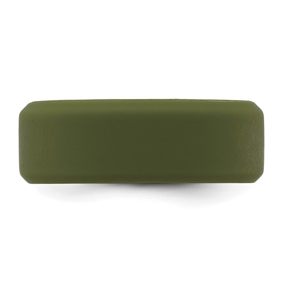 Silicone Olive Green 8mm Band