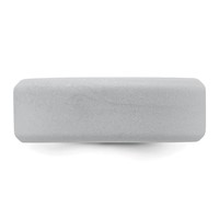 Silicone Silver Metallic 8mm Band view 3