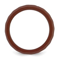 Silicone Metallic Bronze 8.70mm Fish Scale Pattern Band view 2