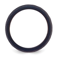 Silicone Dark Blue 8.70mm Fish Scale Pattern Band view 2