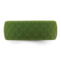 Silicone Olive Green 8.70mm Fish Scale Pattern Band view 3