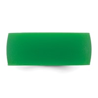 Silicone Green 8.70mm Flat Edge Band view 3