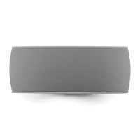 Silicone Dark Gray 8.70mm Flat Edge Band view 3