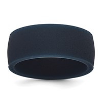 Silicone Navy Blue 8.70mm Flat Edge Band view 1