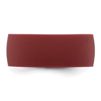 Silicone Dark Red 8.70mm Flat Edge Band view 3