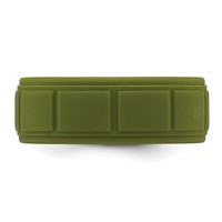 Silicone Olive Green 8mm Grid Pattern Band view 3