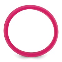 Silicone Fuchsia 8.50mm Grooved Band view 2