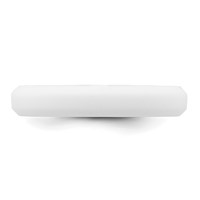 Silicone White 4mm Ridged Edge Band view 3
