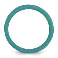 Silicone Steel Blue 5.70mm Wood Grain Pattern Band view 2