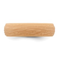 Silicone Sand Tan 5.70mm Wood Grain Pattern Band view 3