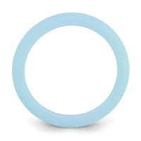 Silicone Blue 3mm Round Band view 2