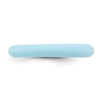 Silicone Blue 3mm Round Band view 3