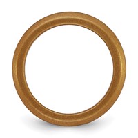 Silicone Metallic Bronze 3mm Band view 2