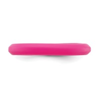 Silicone Fuchsia 3mm Round Band view 3
