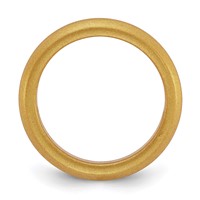 Silicone Metallic Gold 3mm Band view 2