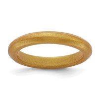 Silicone Metallic Gold 3mm Band view 1