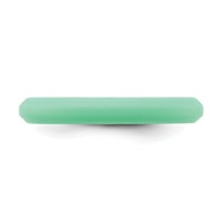 Silicone Green 3mm Round Band view 3