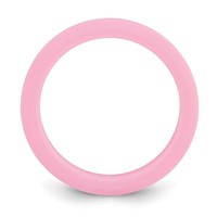 Silicone Pink 3mm Round Band view 2