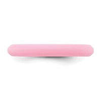 Silicone Pink 3mm Round Band view 3
