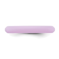 Silicone Purple 3mm Round Band view 3