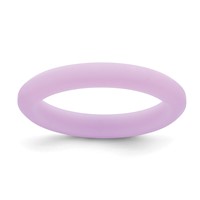 Silicone Purple 3mm Round Band view 1
