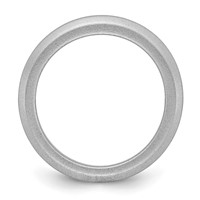 Silicone Metallic Silver 3mm Band view 2