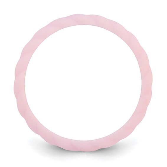 Silicone Lavender 3mm Braided Band