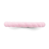 Silicone Lavender 3mm Braided Band view 3