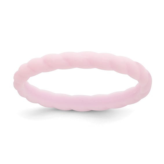 Silicone Lavender 3mm Braided Band
