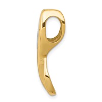 14K Two-Tone Slide Fits Up to 6mm Regular Fancy Reversible Omega view 2