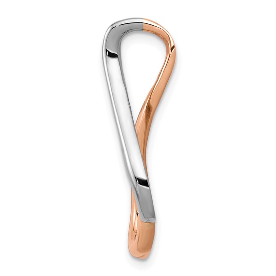 Gold Polished Slide Pendant